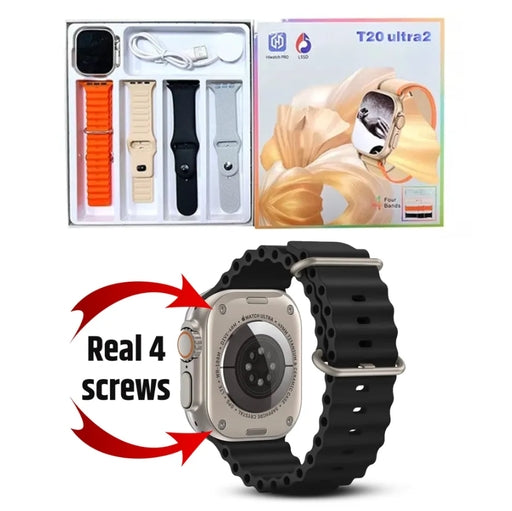 HiWatch I20 Ultra/T 20 Ultra 2/Ultra 2 7In1/X 10 Ultra 3 Max Smart Watch - 49MM + Airpods Pro
