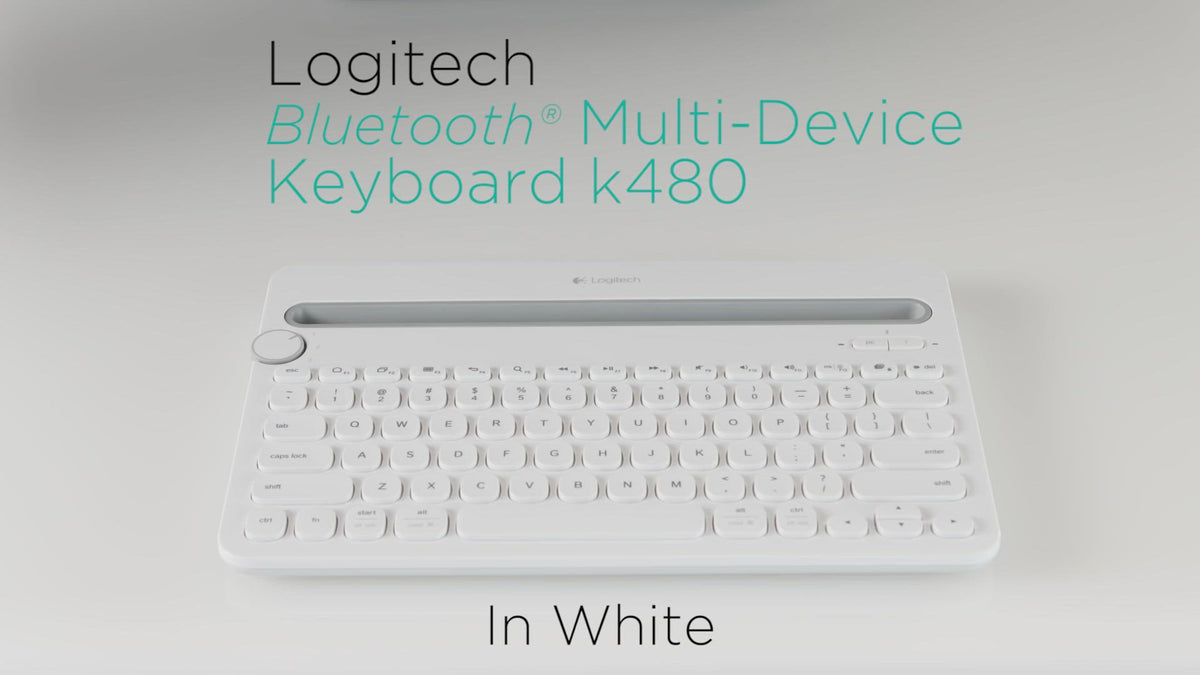 Logitech - K480 Bluetooth Multidevice Keyboard