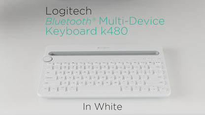 Logitech - K480 Bluetooth Multidevice Keyboard