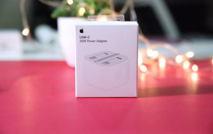 Genuine 20W USB-C Power Adapter - iP Charger with Fast Charging Capability, Type C Wall Charger