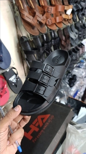 Men Adjustable Chappels 7 10 Grey Open Toe Sandals Summer Footwear Casual Slipper Comfortable Walk