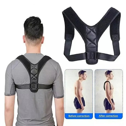 Adjustable Posture Corrector Belt, Shoulder & Back Support Brace for Men and Women