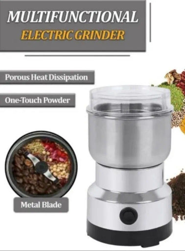 Mini Electric Grinder NM-8300 Stainless Steel Grinder for Coffee Beans, Spices, Masala Grinding Mach