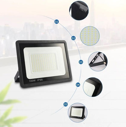 100W LED Flood Light Steel