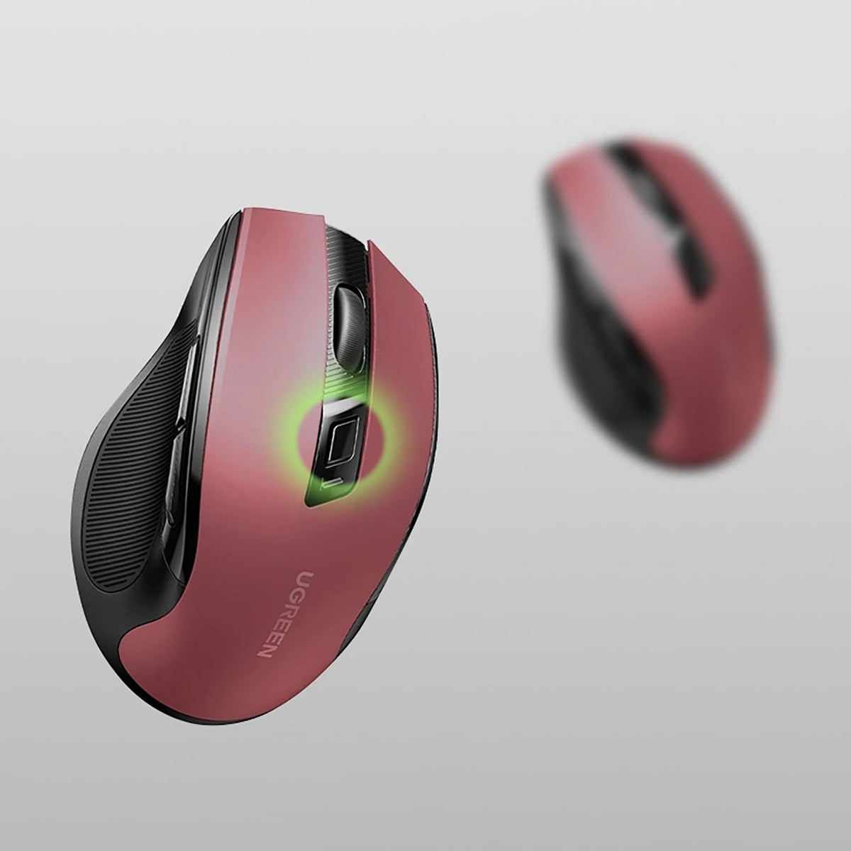 UGreen Ergonomic Wireless Computer Mouse (MU101) Dual Mode Bluetooth & USB Receiver Connectivity