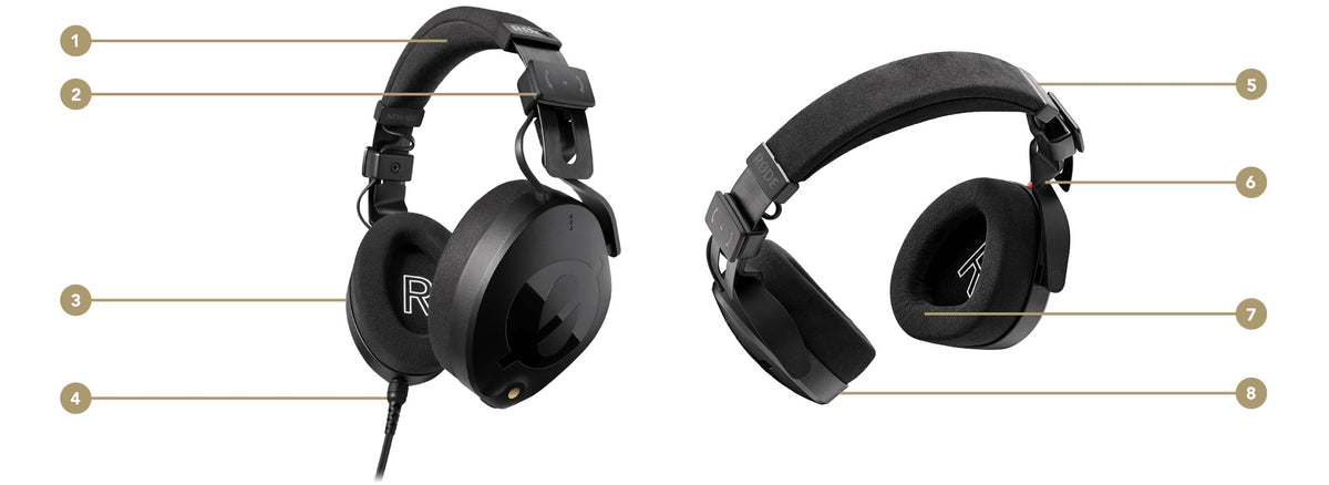 RODE NTH-100 Professional Over-ear Headphones Original