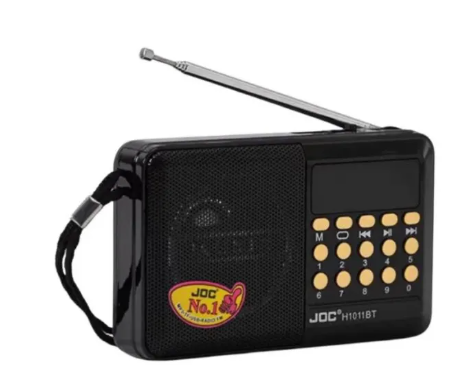 JOC Radio Bluetooth with Rechargeable Batteries and USB Cable Ultra Sound
