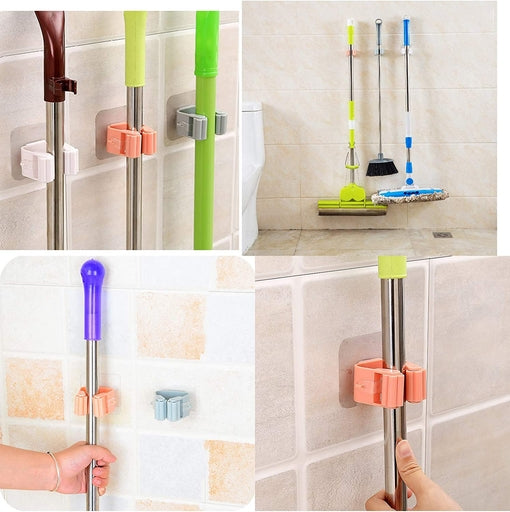 Heavy Duty Kitchen Hooks Broom Tooll Mop Holder 1 Pc