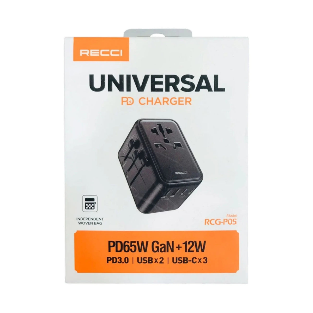 Recci RCG-P05 PD 65w GAN+12w Universal PD Charger