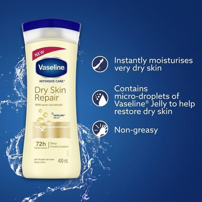 Vaseline Dry Skin Repair Body Lotion 400Ml