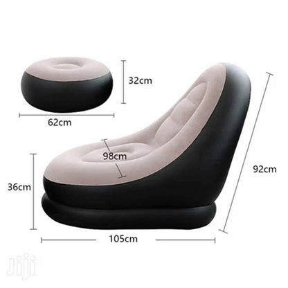 Portable Air Flocking Fast Inflatable Lazy Sofa SMT