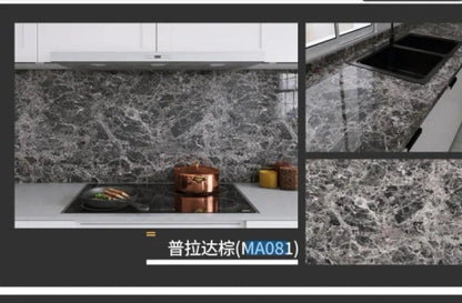 5M*60 Cm Self-Adhesive Foam Wall Stickers Wallpaper Countertop Waterproof 09