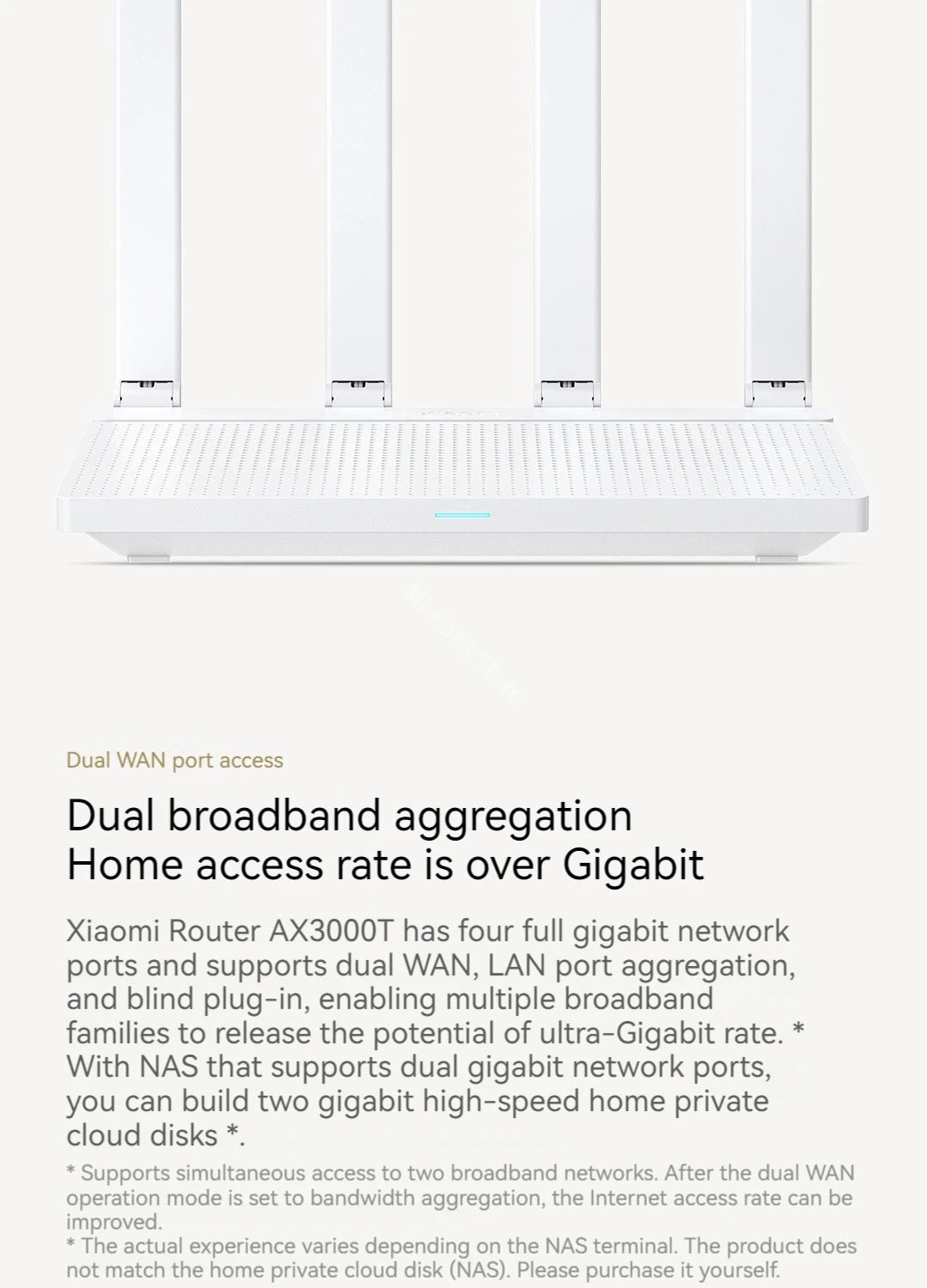Xiaomi Router AX3000T 2.4G 5G Mesh Technology WiFi 6 Efficient Wall Penetration Children Online Protection WiFi Router Repeater