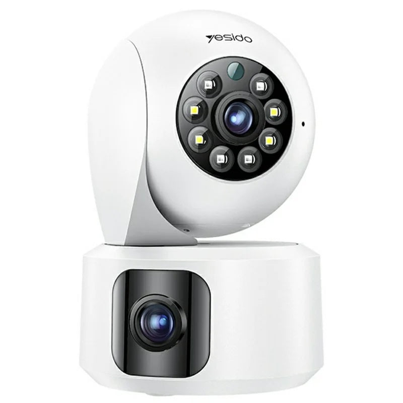 Yesido KM16  Dual Lens Smart Indoor HD Dual Camera With Night Vision | 4 Mega Pixels | Resolation 1920×1080