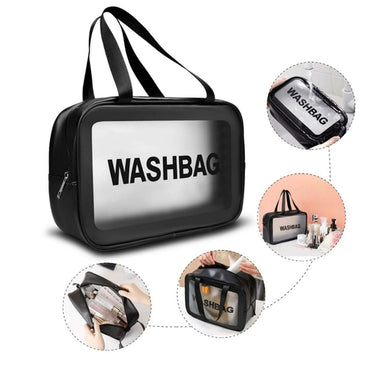 Cosmetic Toiletry Bag Makeup Pouch Wash Bag 3 in 1 Clear Bags