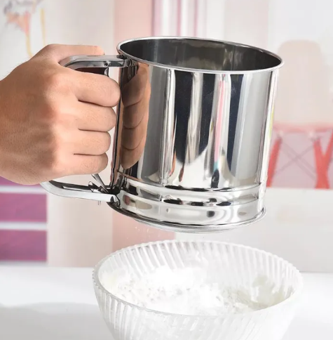 Stainless Steel Flour Sifter 250G Capacity