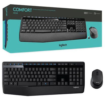 MK345 COMFORT WIRELESS KEYBOARD AND MOUSE COMBO