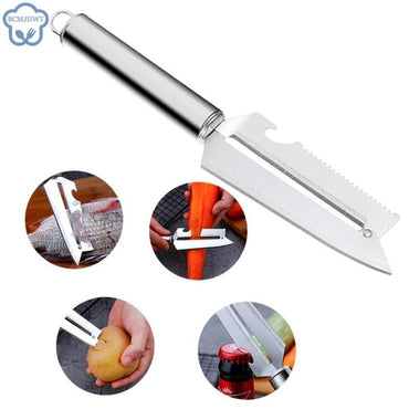 3-In-1 Stainless Steel Peeler Vegetable Fruit Potato Grater