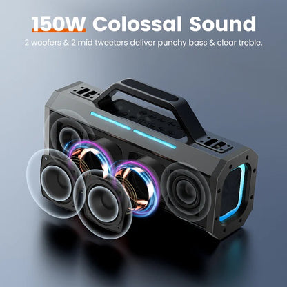 Original SOUNARC K1 Karaoke Party Speaker With 2 Wireless Microphones