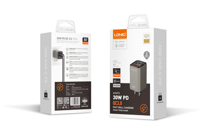 LDNIO A2527C PD QC3.0 Fast Wall Charger 30W