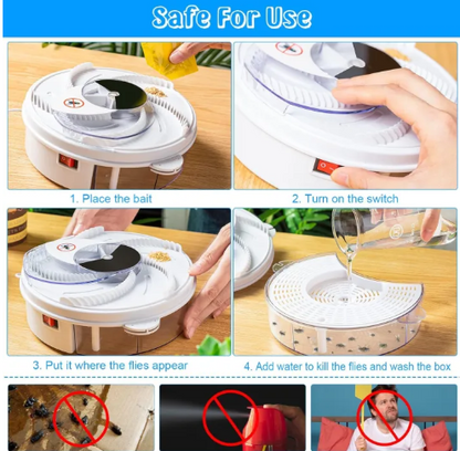 Mosquitoes Flytrap Catcher House Fly Trap Electronic Fly Catcher SMT