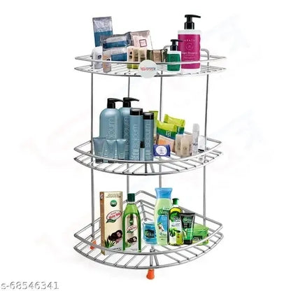 Spacekeeper Stainless Steel 3 Tier Multipurpose Storage Organizer