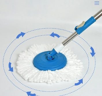 360° Rotating Magic Mop & Bucket Set – Microfiber Floor Cleaning System with Wheels