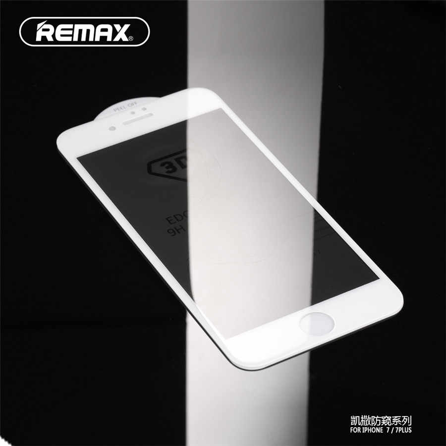 Original Remax Tempered Glass Caesar 3D Full Cover Screen Protector For Apple iPhone 8 / 8 Plus - WHITE
