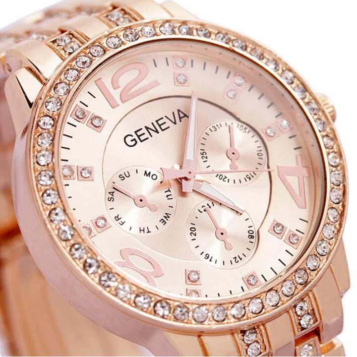 GENEVA Luxury Ladies Women Fashion Watches