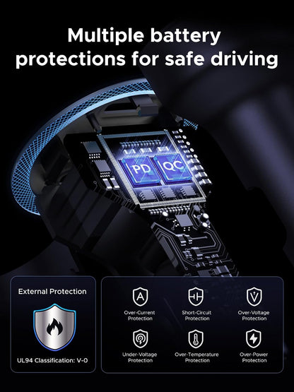 UGREEN 30W USB C Car Charger 3 Port PD Fast Charging  - 45843