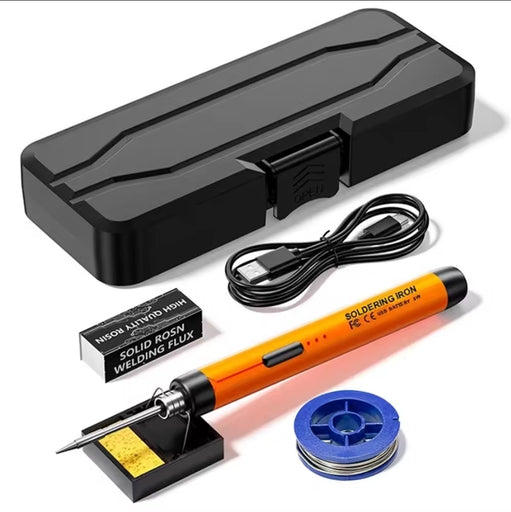 5V Micro-USB Soldering Iron Kit,with Battery Wireless Soldering Iron Portable Electric Welding