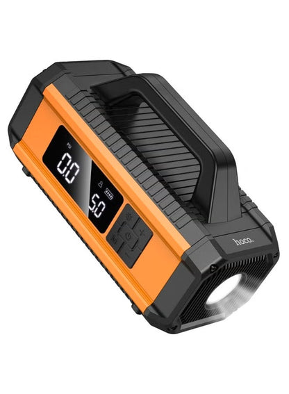 Hoco QS4 MultiFunction Car Jump Starter 10000mAh Power Bank 800A with Air Compressor PumP
