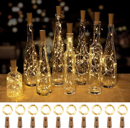 Bottle Lights LED Bottle Fairy String Lights with Cork for Party Wedding Decoration Lights 3M