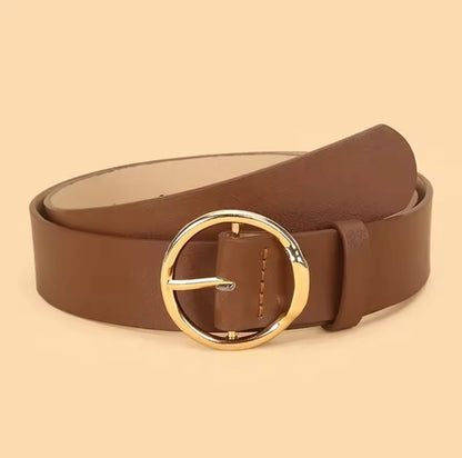 Women'S Minimalist and Stylish Versatile Belts, Classic Belts for Jeans and Dresses, Featuring a Des