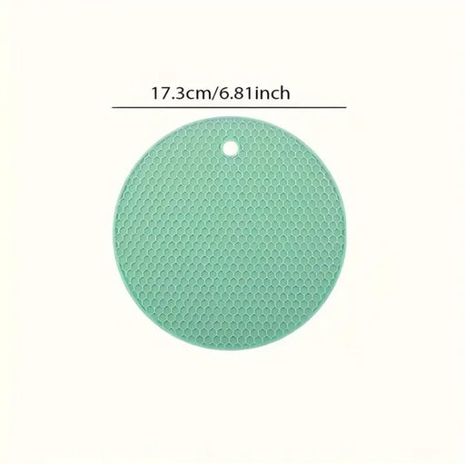 3PCS Multifunctional Silicone Heat-Resistant Mat – Non-Slip Pot Holder, Coaster & Jar Opener