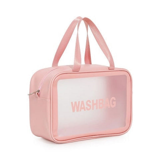 Transparent Cosmetic Bag Woman Carrying Bag Travel Pouch Zipper Makeup Bag Makeup Container Wash Bag