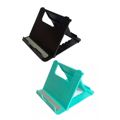 Multi-Angle Adjustable Cell Phone Holder Stand with 360° Rotation, Portable Desk Mount