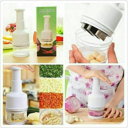 Press Oignons Ail Onions Vegetables Chopper Home Kitchen Food Chopper, Hand-Powered Chopper Press On