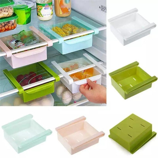 Refrigerator Multifunctional Storage Box / Fridge Sliding Drawer Shelf Refrigerator Organizer