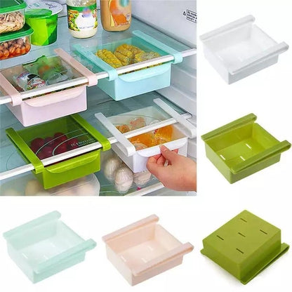 Refrigerator Multifunctional Storage Box / Fridge Sliding Drawer Shelf Refrigerator Organizer