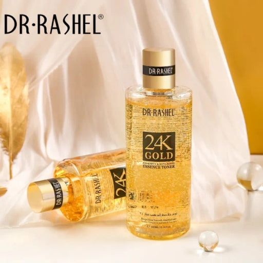 Dr.Rashel 24K Gold Radiance & Anti-Aging Essence Toner - 300Ml