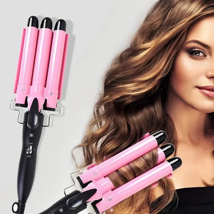 Professional Hair Curling Iron Ceramic Triple Barrel Hair Curler Styling Tools