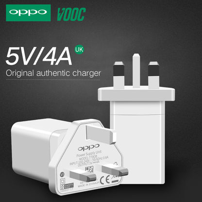 OPPO 4.0A VOOC Flash Charger & VOOC Mcro USB Cable