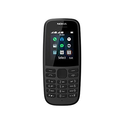 Nokia 105 4G Dual SIM (4Th Gen) - Long Battery Button Phone with Radio & Flashlight