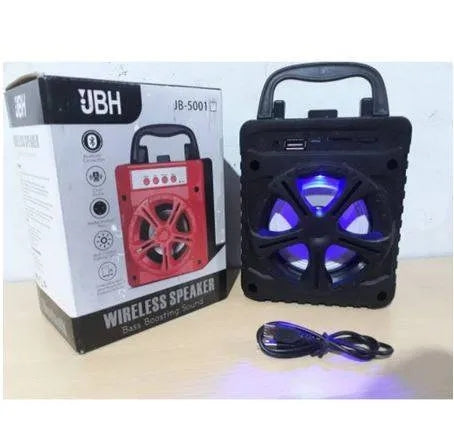 Mini Wireless Bluetooth Speaker JBH JB-5002 Extra Bass with LED Light & FM Radio