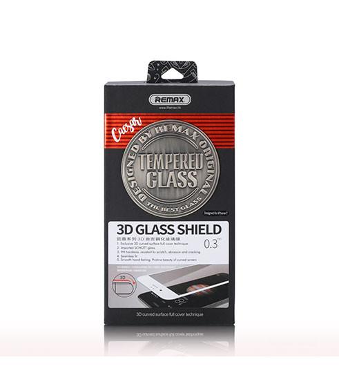 Original Remax Tempered Glass Caesar 3D Full Cover Screen Protector For Apple iPhone 8 / 8 Plus - WHITE
