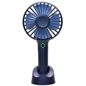 Strong Wind Personal Mini Fan USB Rechargeable Handheld Desk Fan with Base