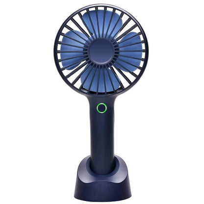 Strong Wind Personal Mini Fan USB Rechargeable Handheld Desk Fan with Base