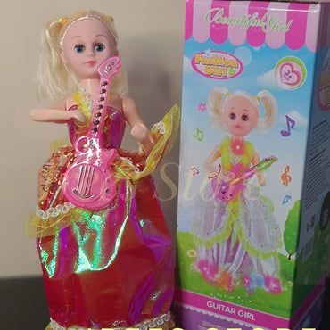 Fashion Guitar Playing & Dancing Doll