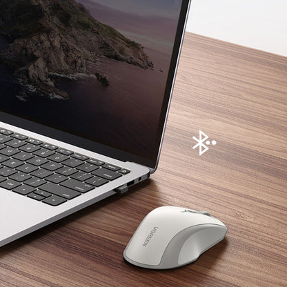 UGreen Ergonomic Wireless Computer Mouse (MU101) Dual Mode Bluetooth & USB Receiver Connectivity